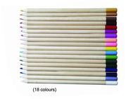 Crayons en bois de coloration d'artiste, ensembles colorés particulièrement brillants de crayon